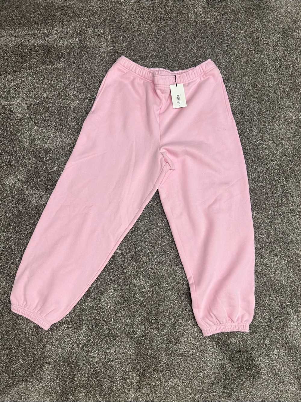 Aritzia Pink Elastic Waist Joggers